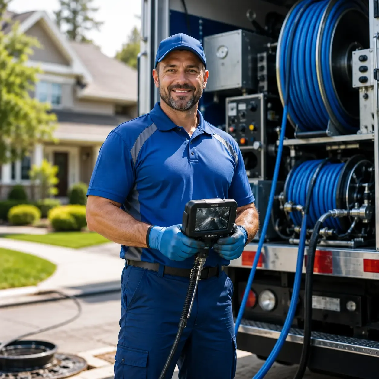 Local outdoor drain cleaning specialists in Battle Creek, MI